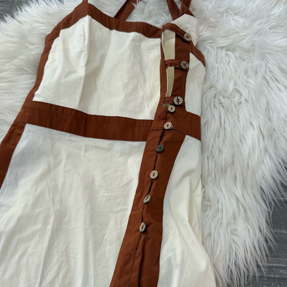 Free People Vibin' High Mini Cutout Border Dress - Picture 5 of 7